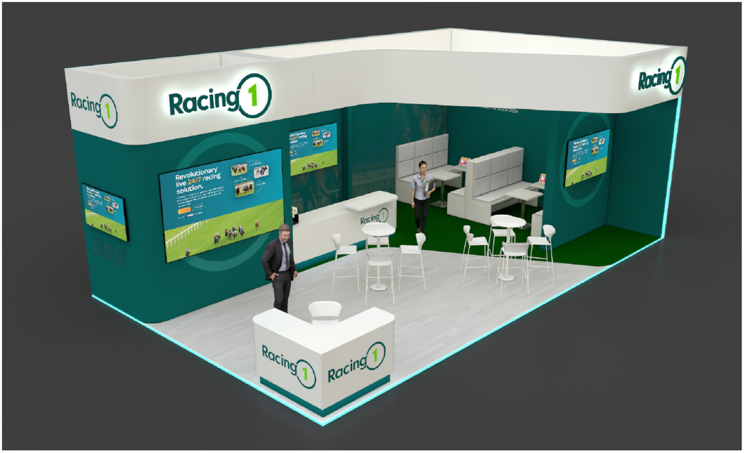 RACING1 STAND DEBUTS AT ICE BARCELONA